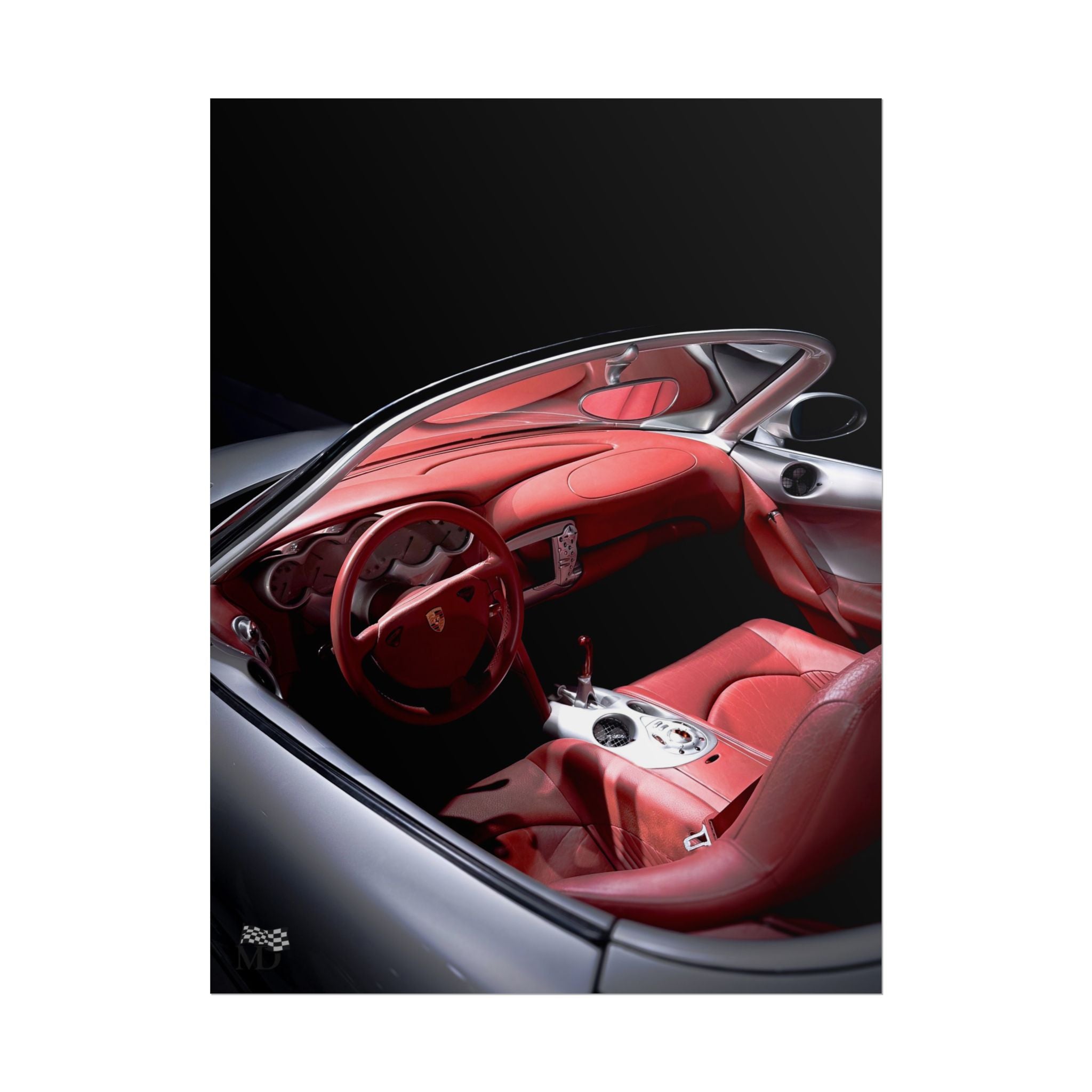 Porsche Boxster 986 Interior Poster