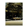 Mercedes-Benz SL R107 Street Scene Poster