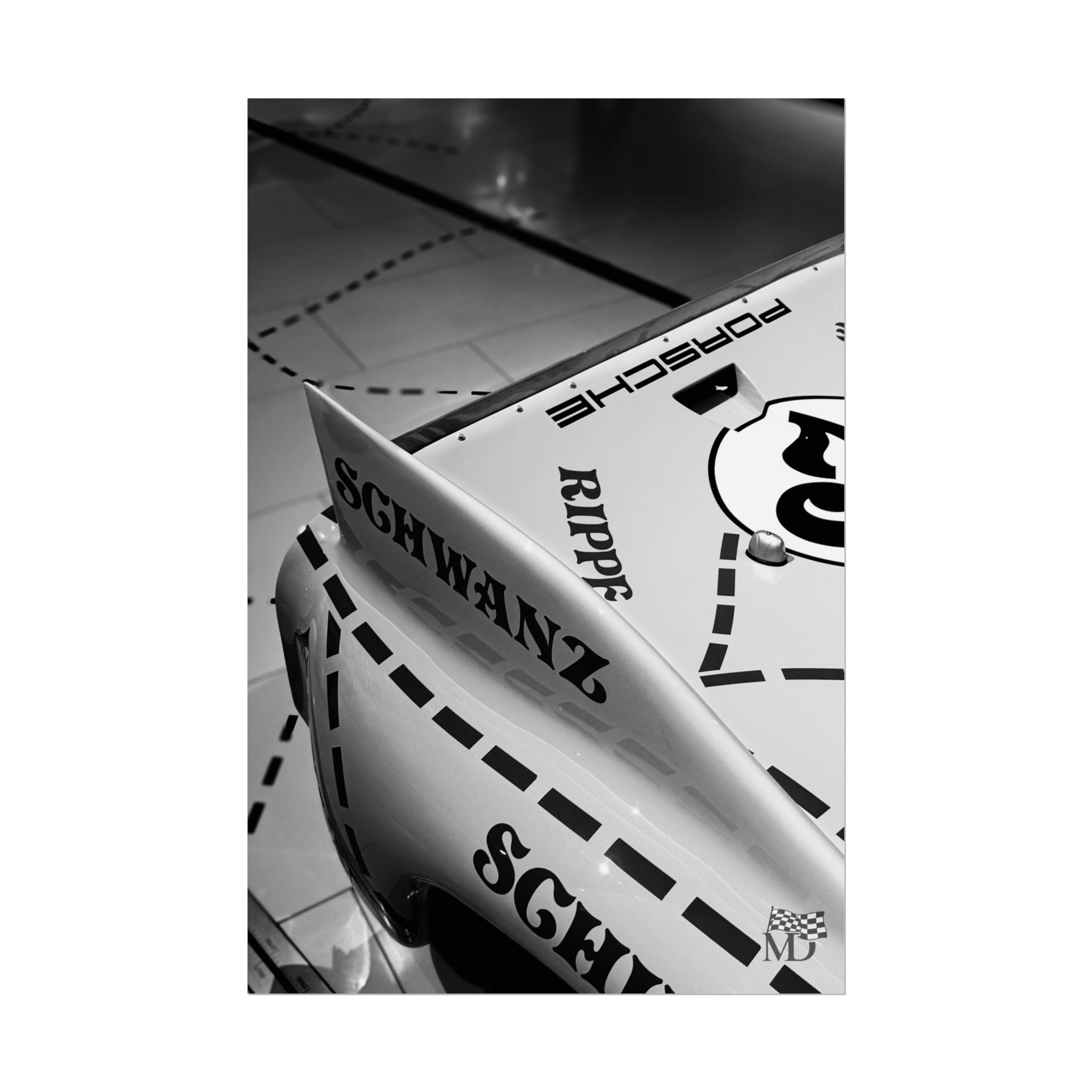 Porsche 917/20 “Pink Pig” Rear Wing Detail Poster