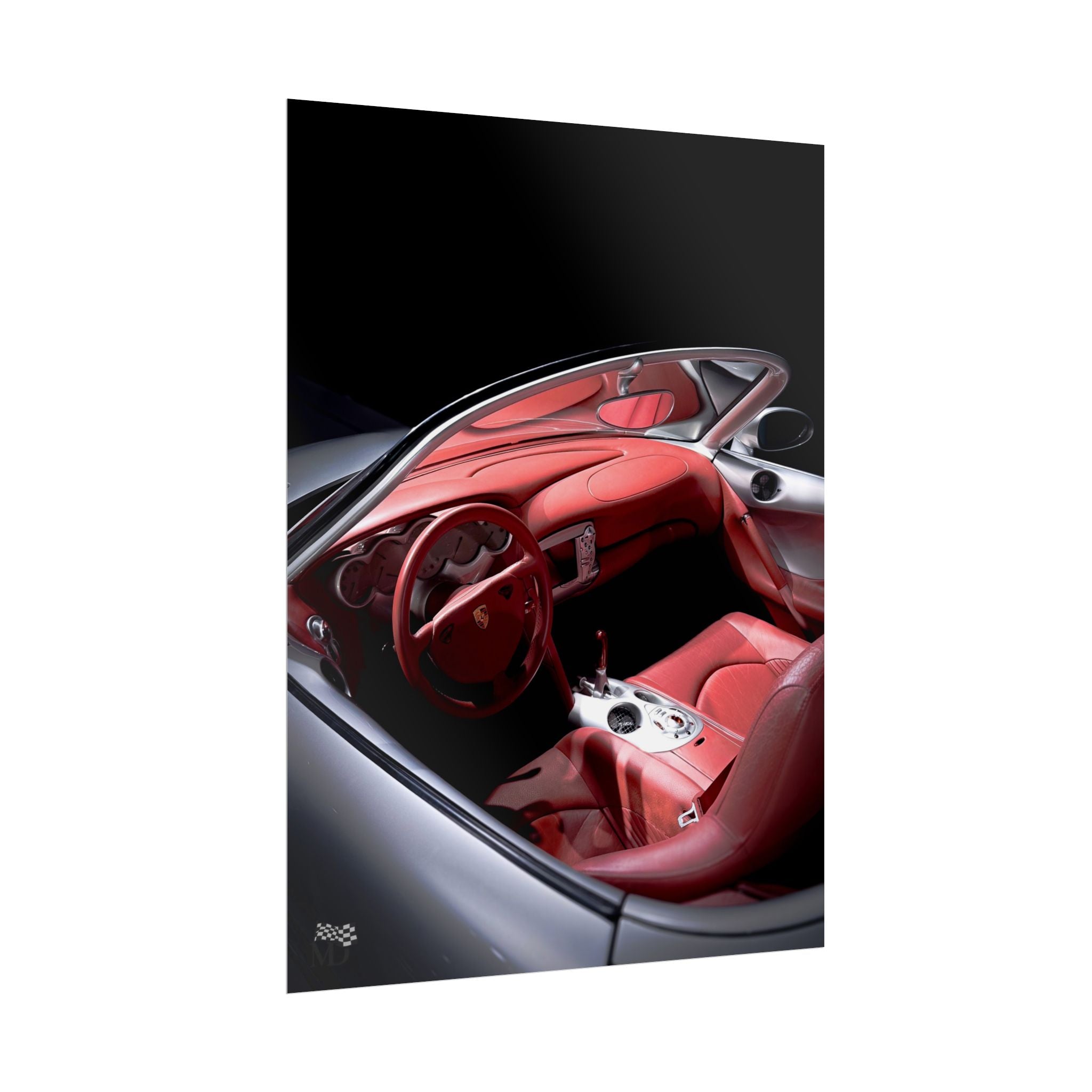 Porsche Boxster 986 Interior Poster