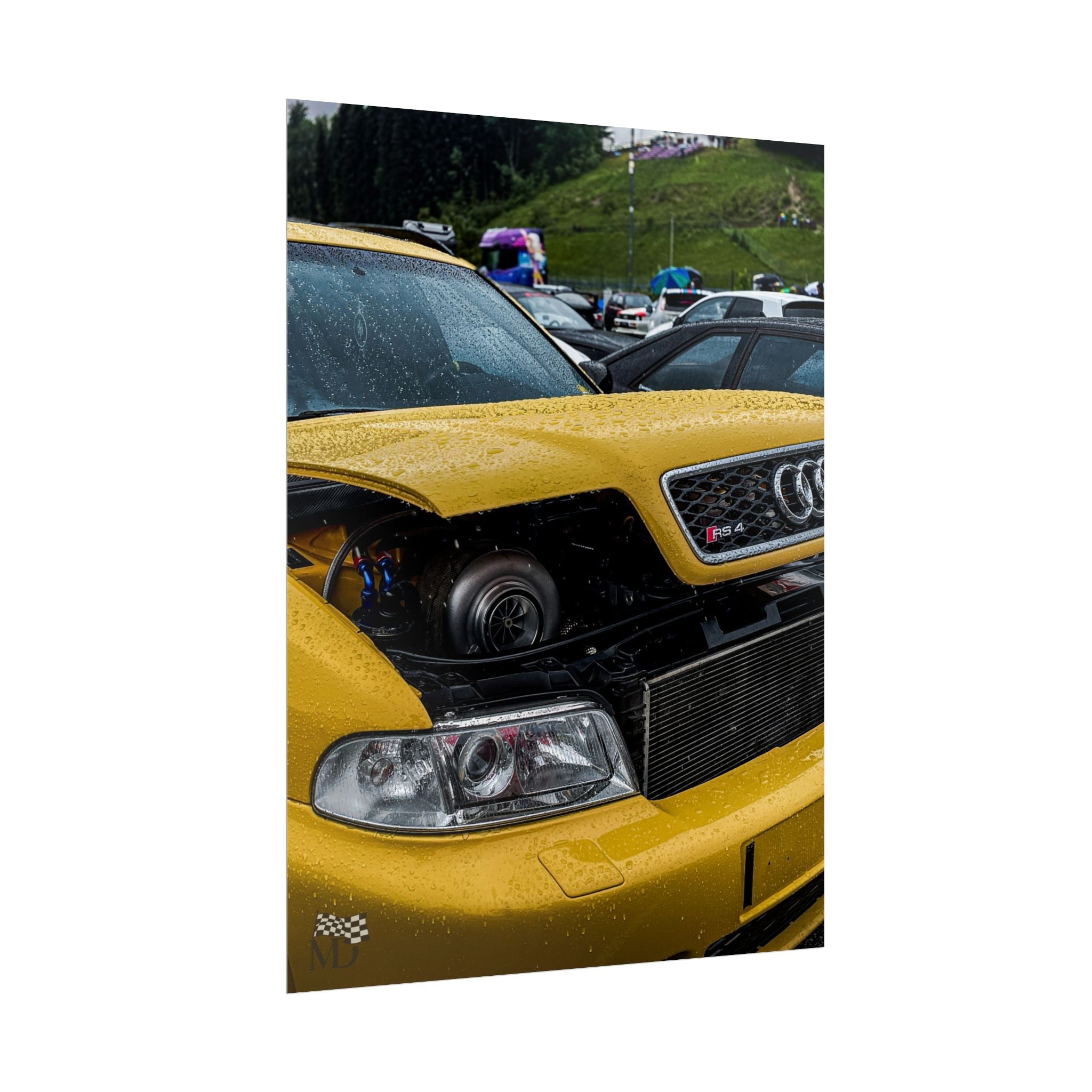 Audi RS4 Turbo Detail Poster