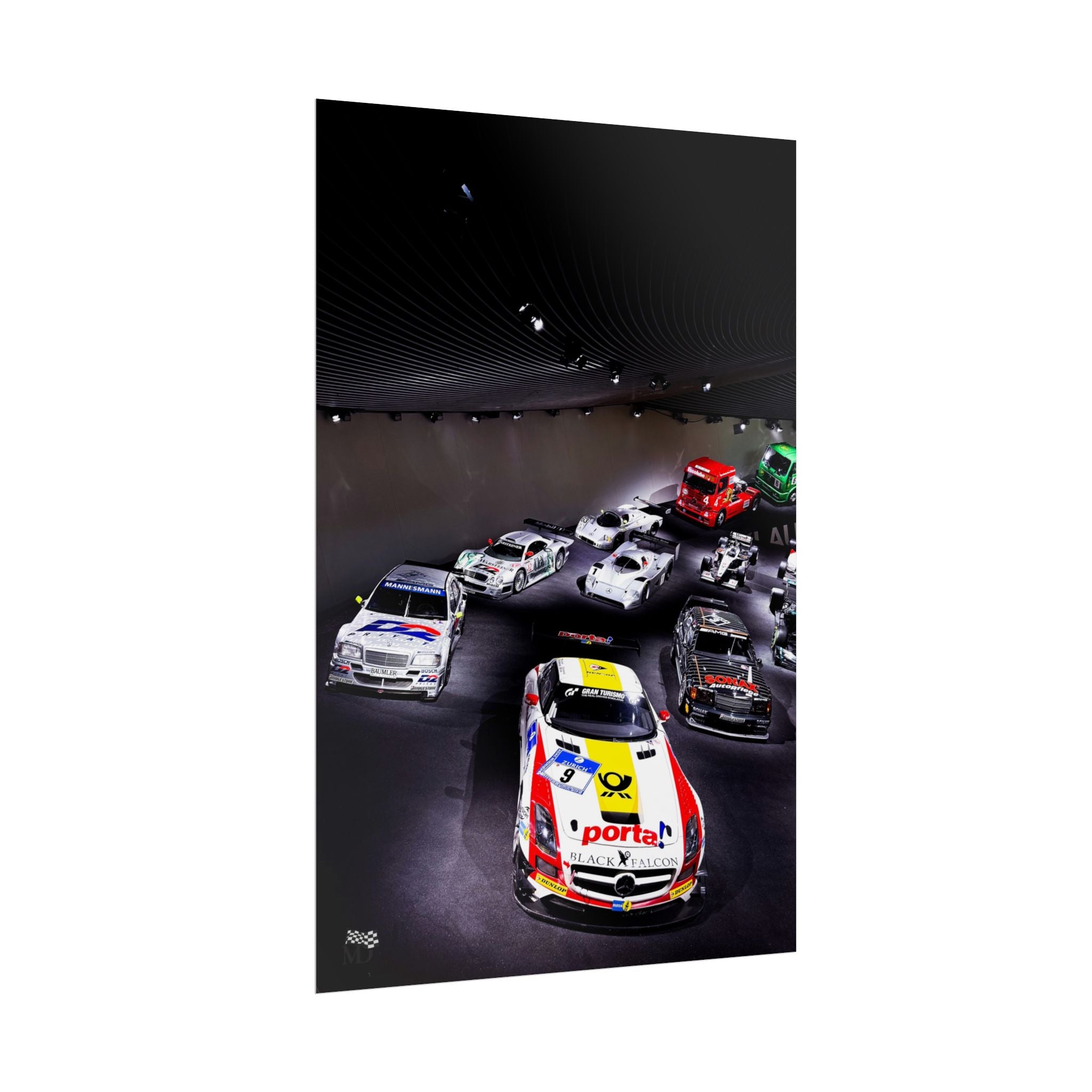 Mercedes-Benz Motorsport Legends Display Poster