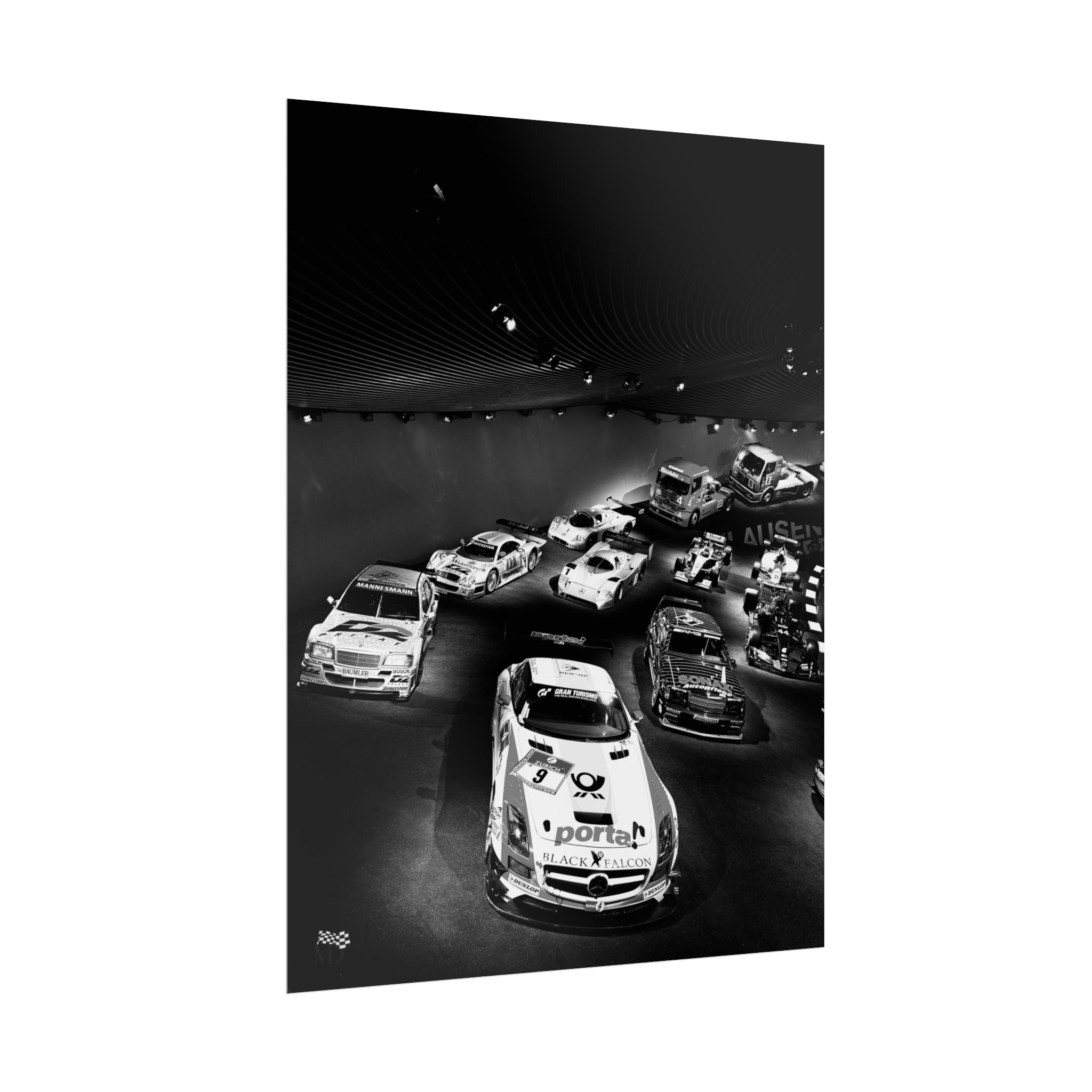 Mercedes-Benz Motorsport Legends Display Poster