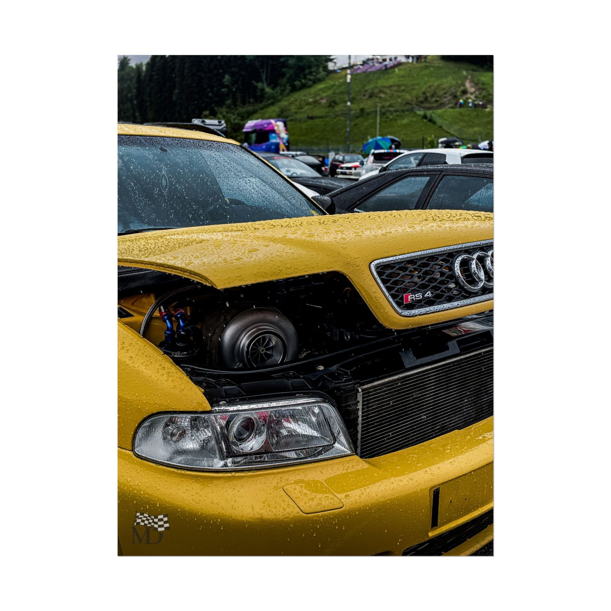 Audi RS4 Turbo Detail Poster