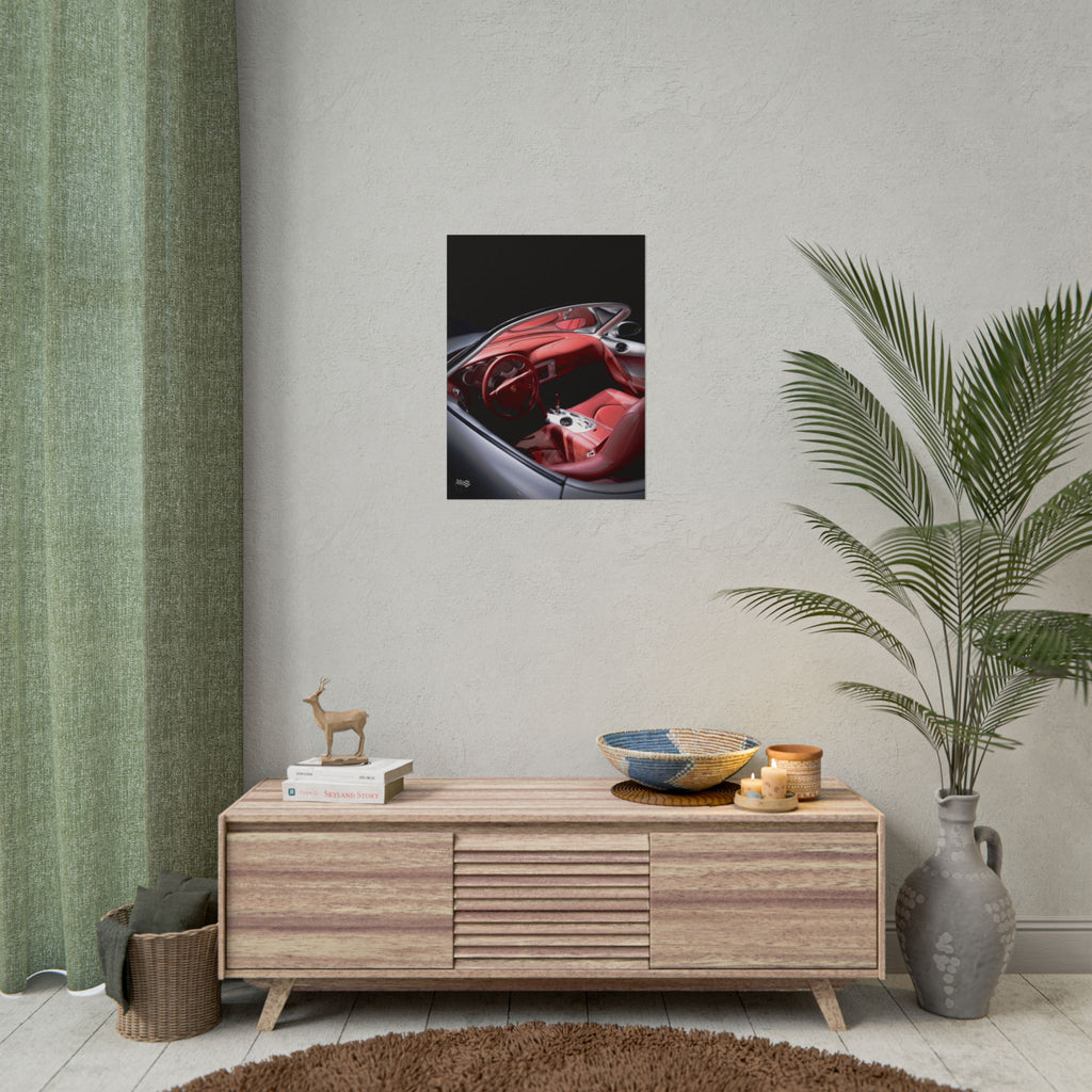Porsche Boxster 986 Interior Poster