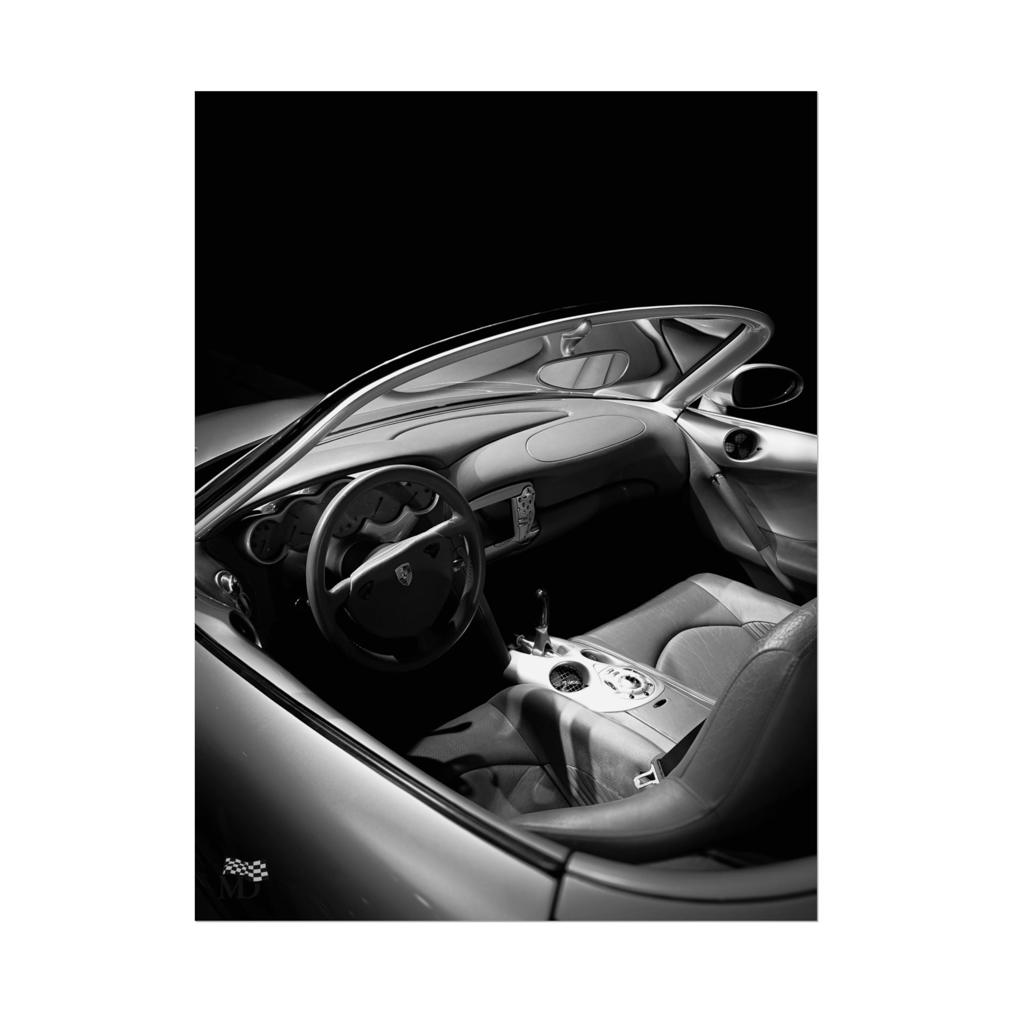 Porsche Boxster 986 Interior Poster