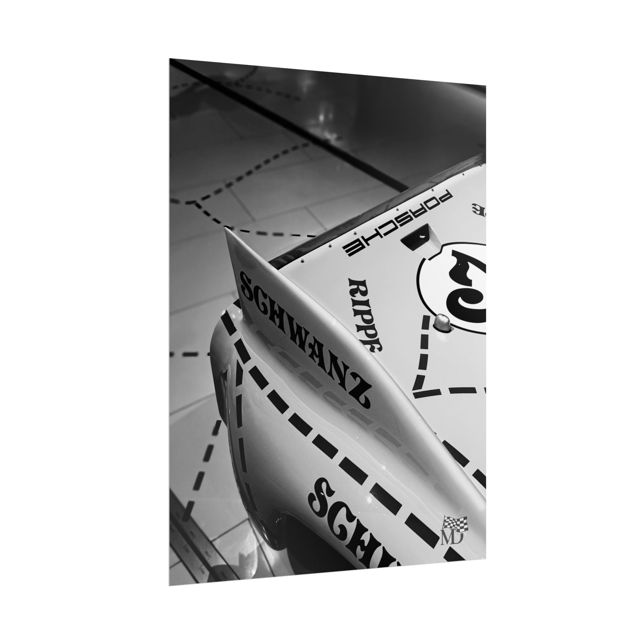 Porsche 917/20 “Pink Pig” Rear Wing Detail Poster