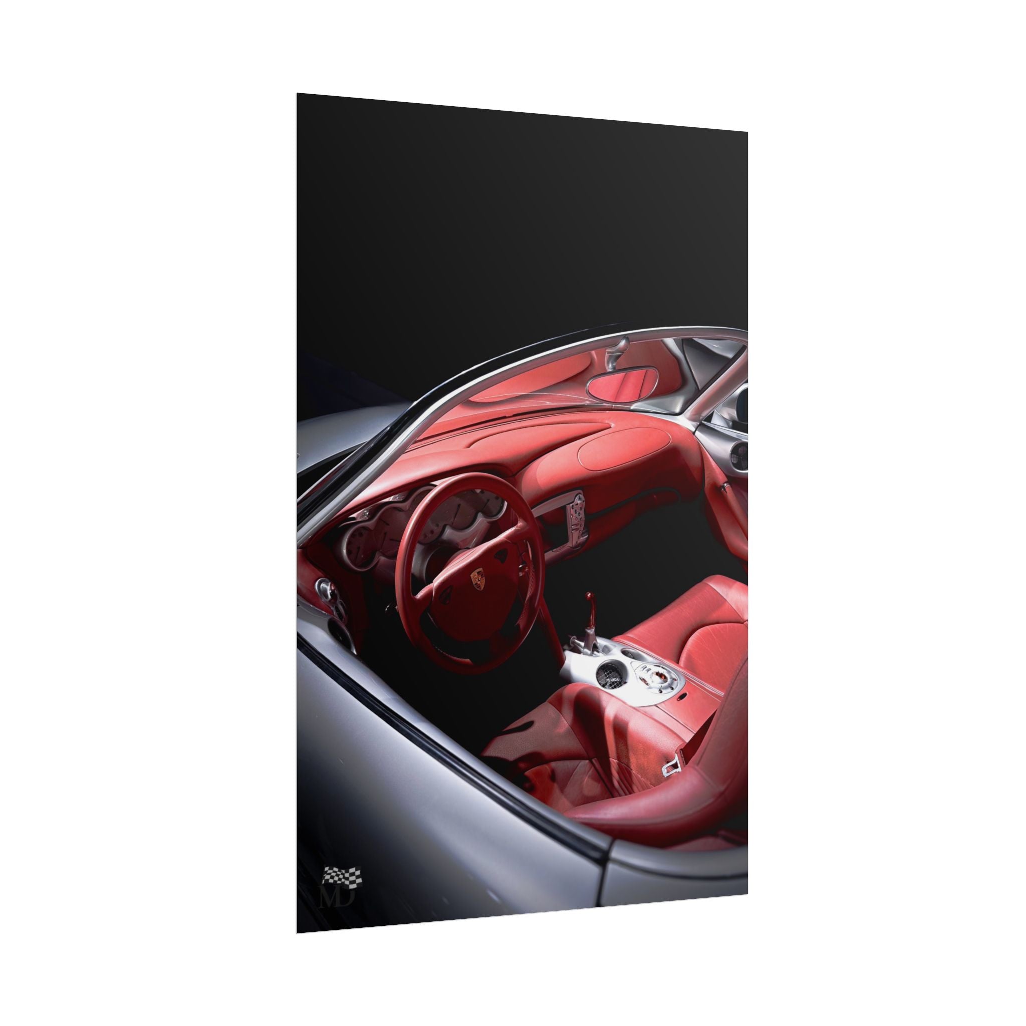Porsche Boxster 986 Interior Poster
