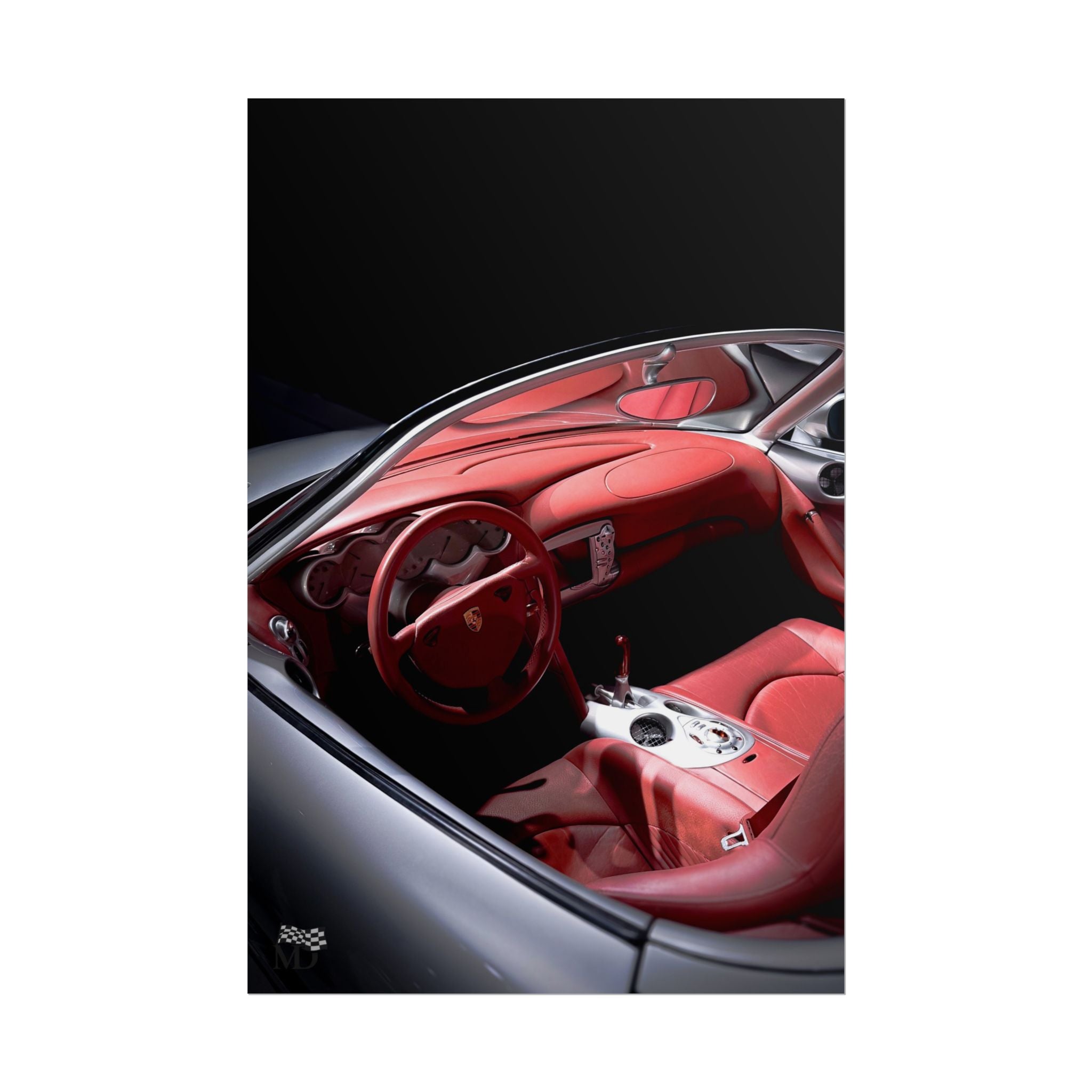 Porsche Boxster 986 Interior Poster