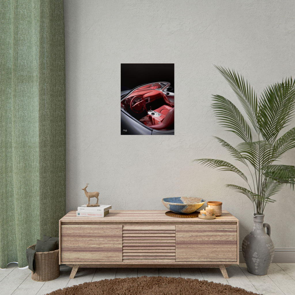 Porsche Boxster 986 Interior Poster