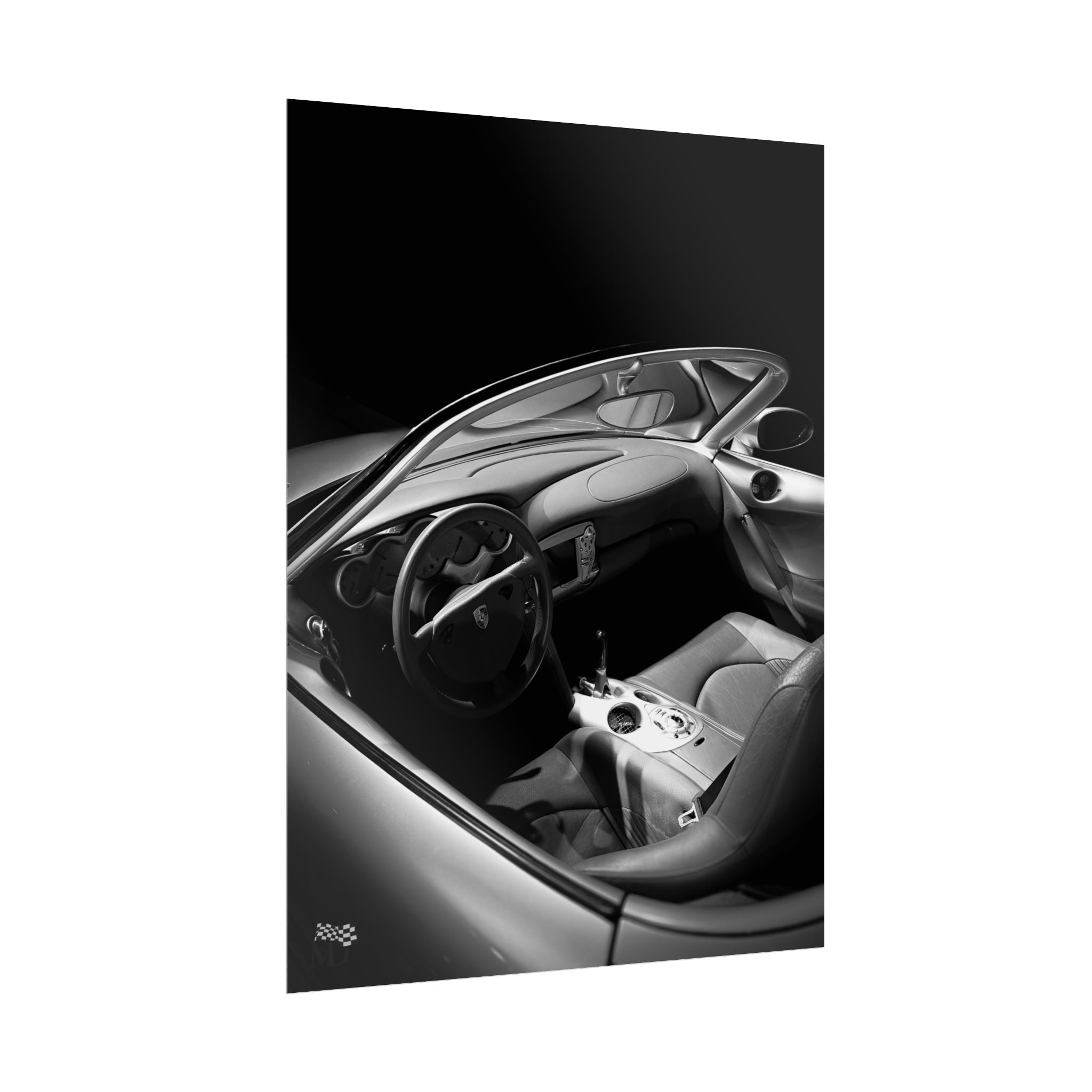 Porsche Boxster 986 Interior Poster