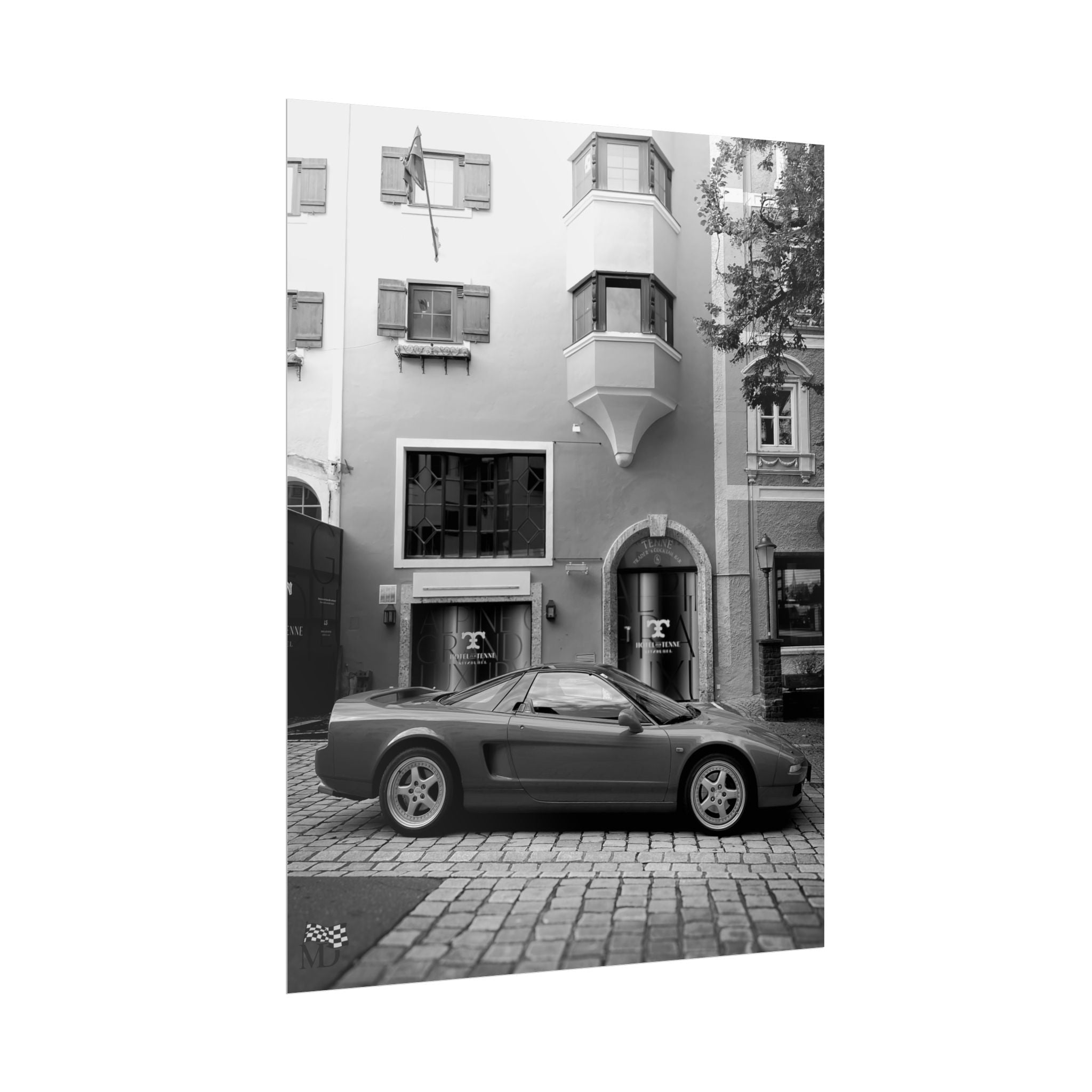 Honda NSX Old Town Street Poster