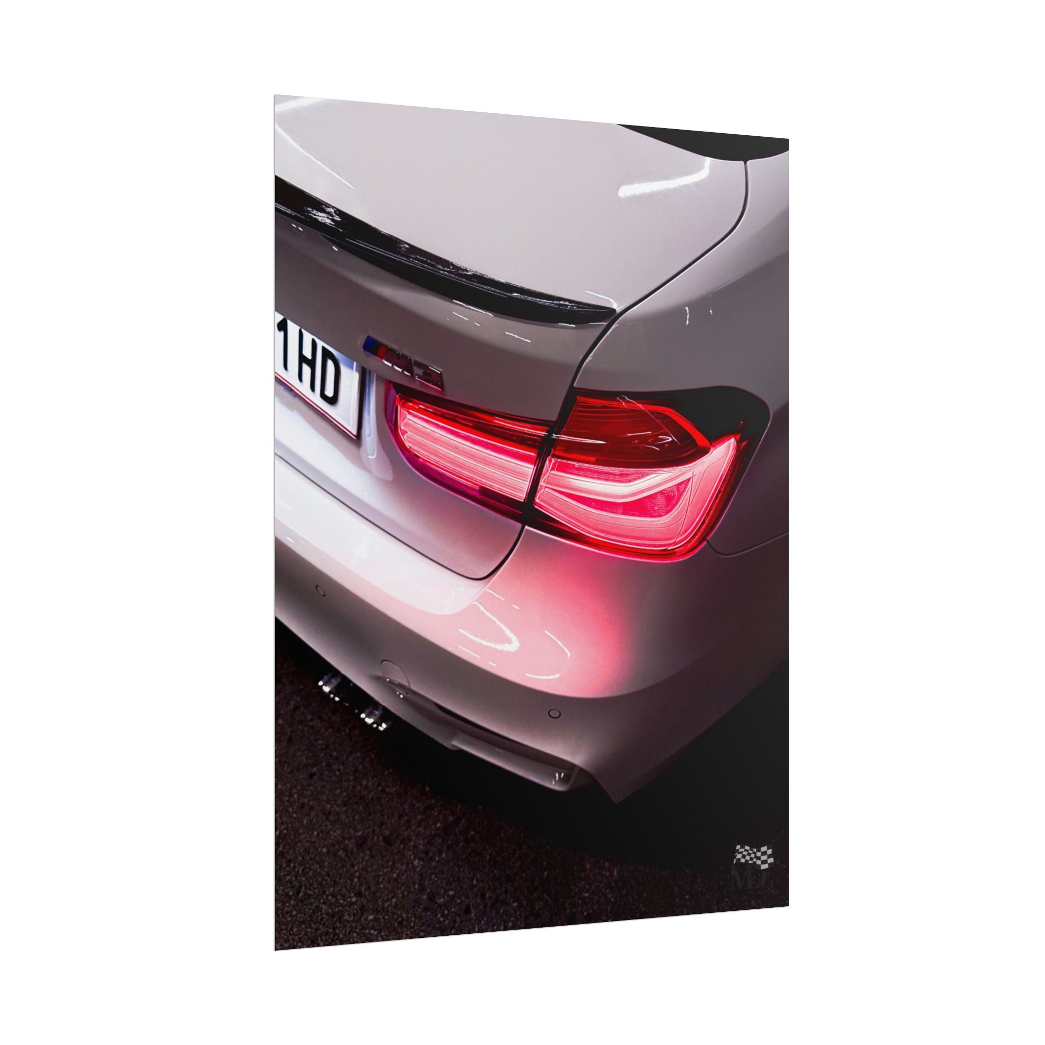 BMW M3 F80 Taillight Close-Up Poster