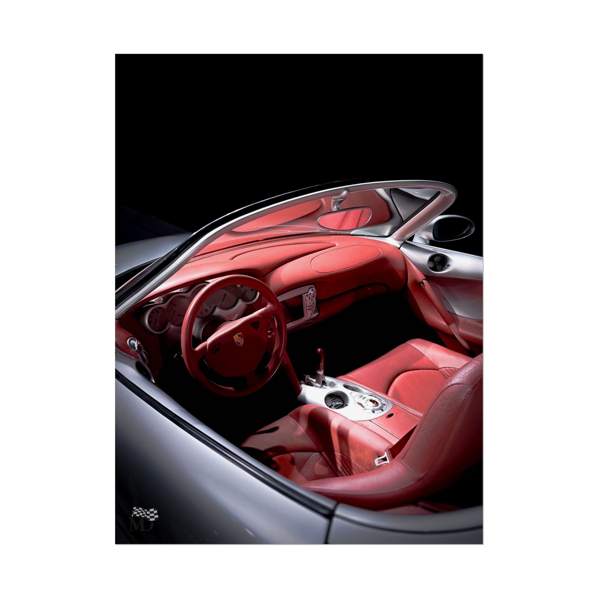 Porsche Boxster 986 Interior Poster