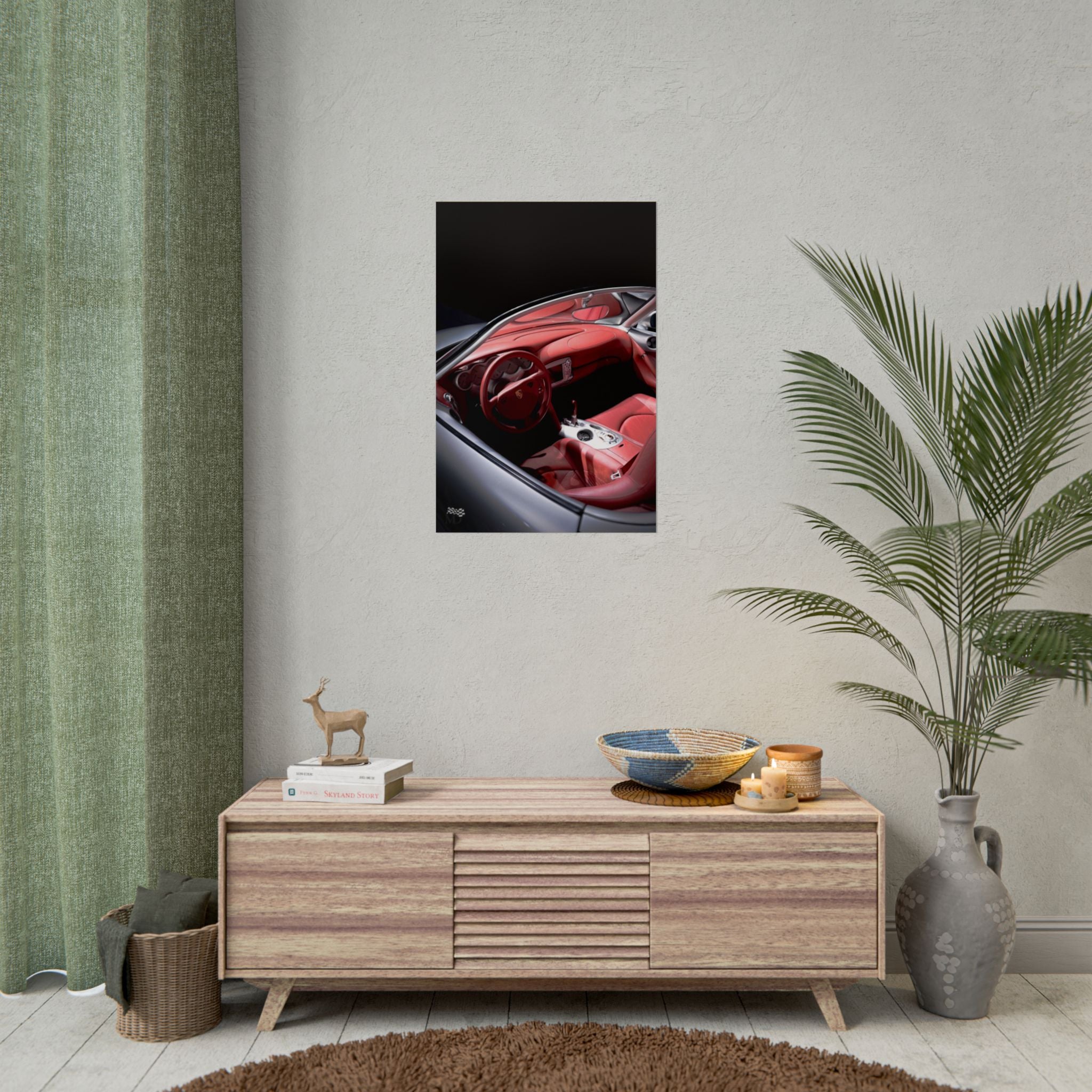 Porsche Boxster 986 Interior Poster